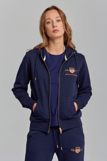 MIKINA GANT ARCHIVE SHIELD FULL ZIP HOODIE modrá XS