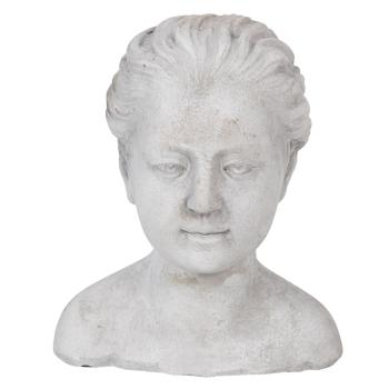 Dekorační socha hlava ženy - 17*16*20 cm 6TE0288