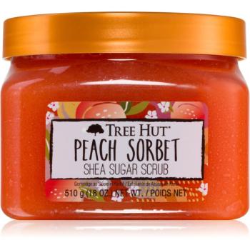 Tree Hut Peach Sorbet cukrový tělový peeling 510 g