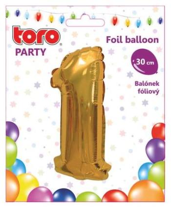 TORO Balónek foliový číslice 1 30cm