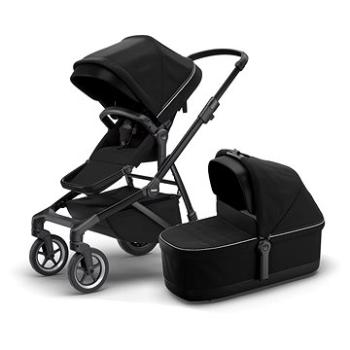 Thule Sleek + Bassinet Midnight Black on Black (0872299048984)