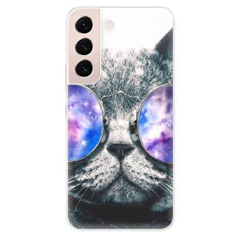 Odolné silikonové pouzdro iSaprio - Galaxy Cat - Samsung Galaxy S22 5G