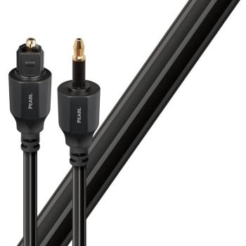 AudioQuest Pearl 0,75 m Černá Hi-Fi Optický kabel