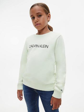 Calvin Klein Jeans Mikina dětská Zelená