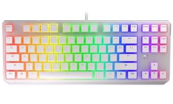 Endorfy herní klávesnice Thock TKL OWH Pudd.Khail BL RGB /USB/ blue sw. / drátová / mechanická / US layout / bílá RGB