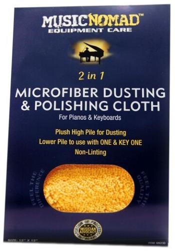 Music Nomad Microfiber Dusting & Polishing Cloth for Pianos & Keyboard