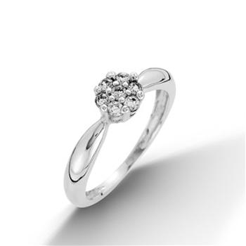 Šperky4U Stříbrný prsten se zirkony, vel. 52 - velikost 52 - CS2032-52