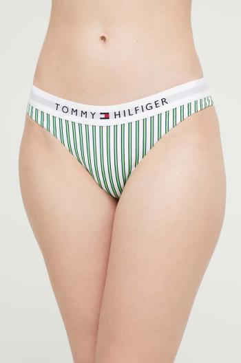 Plavkové kalhotky Tommy Hilfiger zelená barva