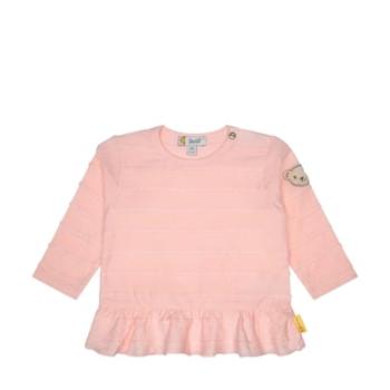 Steiff tričko s dlouhým rukávem seashell pink