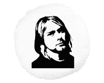 Kulatý polštář Kurt Cobain