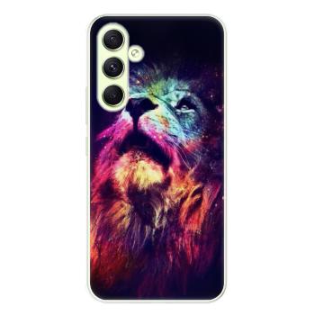 Odolné silikonové pouzdro iSaprio - Lion in Colors - Samsung Galaxy A54 5G