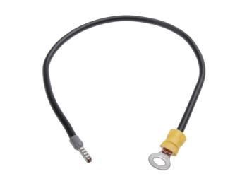 Propojovací DC kabel 4 mm2, 60 cm, očko M8 - dutinka