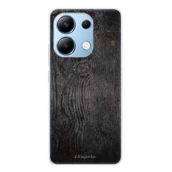 Odolné silikonové pouzdro iSaprio - Black Wood 13 - Xiaomi Redmi Note 13