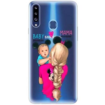 iSaprio Mama Mouse Blonde and Boy pro Samsung Galaxy A20s (mmbloboy-TPU3_A20s)