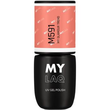 MYLAQ UV Gel Polish gelový lak na nehty odstín My Glamour Trend 5 ml