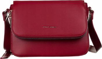 DAVID JONES VÍNOVÁ CROSSBODY KABELKA S KLOPOU 6823-2 D.RED Velikost: ONE SIZE