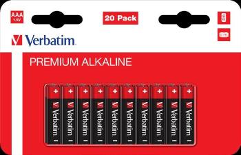 VERBATIM Alkalická Baterie AAA 20 Pack / LR03