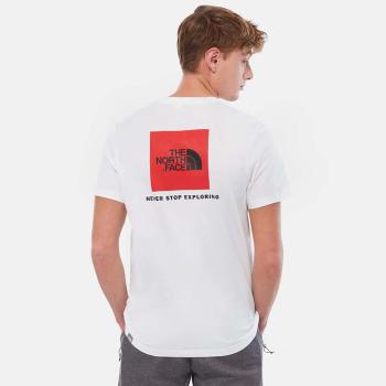 Bílé tričko S/S Red Box Tee – XL