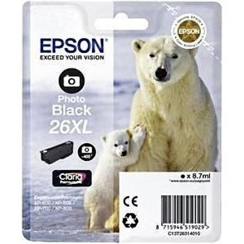 Epson T26314012, T263140, 26XL foto černá (photo black) originální cartridge