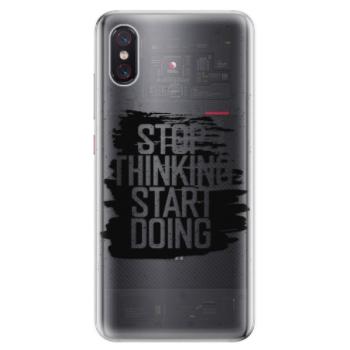 Odolné silikonové pouzdro iSaprio - Start Doing - black - Xiaomi Mi 8 Pro