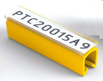 Partex PTC30015A9, bílý, 200ks, (4-5mm), PTC nacvakávací pouzdro na štítky