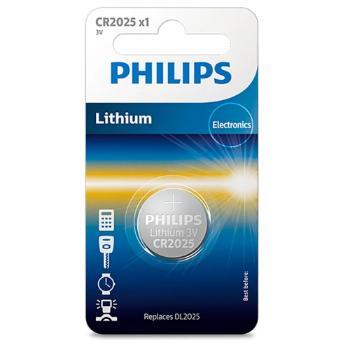 Philips Baterie CR2025 3 V, lithiové knoflíkové