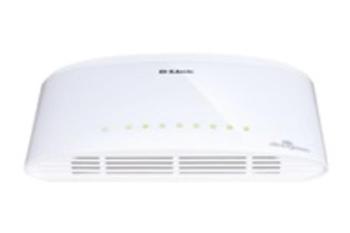 D-Link DGS-1008D/E 8-Port 10/100/1000Mbps Copper Gigabit Ethernet Switch, DGS-1008D/E