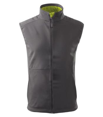 MALFINI Pánská softshellová vesta Vision - Ocelově šedá | XL