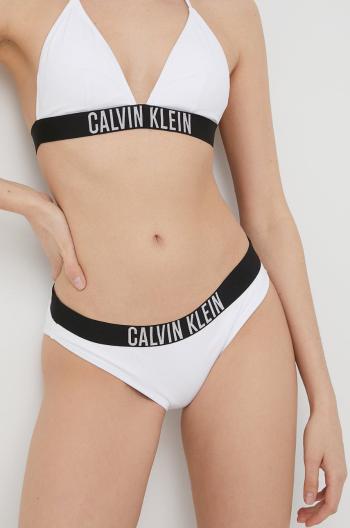 Plavkové kalhotky Calvin Klein bílá barva