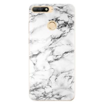 Odolné silikonové pouzdro iSaprio - White Marble 01 - Huawei Y6 Prime 2018