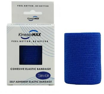 KinesioMAX Cohesive elast. samofix. modré 7,5 cm x 4,5 m