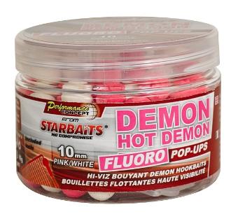 Starbaits boilie fluo plovoucí hot demon-80 g 14 mm