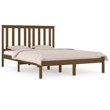 Rám postele medový masivní borovice 120 × 190 cm Small Double, 3103816 (3103816)