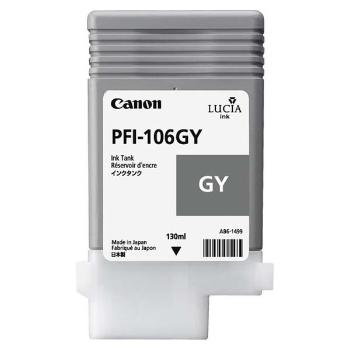 CANON PFI-106 GY - originální cartridge, šedá, 130ml