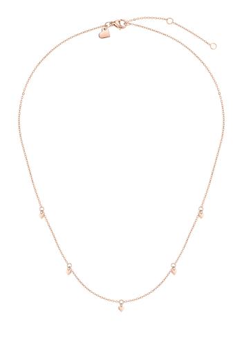 Tamaris Romantický bronzový náhrdelník se srdíčky TJ-0118-N-45
