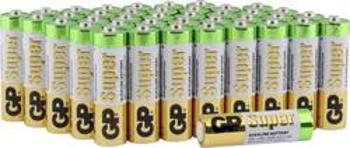 Tužková baterie AA alkalicko-manganová GP Batteries Super, 1.5 V, 40 ks