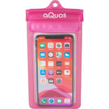 AQUOS PHONE DRY BAG Vodotěsné pouzdro na mobil, růžová, velikost UNI