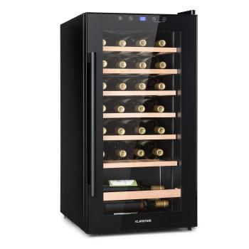 Klarstein Barossa 29 Uno, lednička na víno, 1 zóna, 88 litrů/28 lahví, dotykový displej