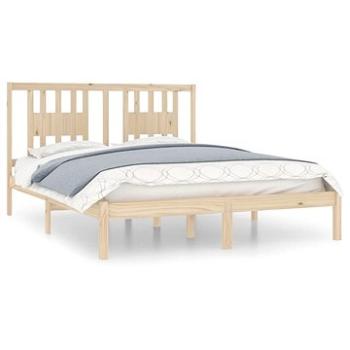 Rám postele masivní dřevo 150 × 200 cm King Size, 3104068 (3104068)