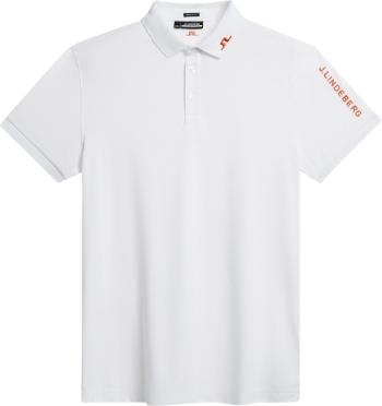 J.Lindeberg Tour Tech Reg Fit Mens White XL Polo košile