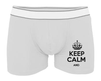 Pánské boxerky Contrast Keep calm