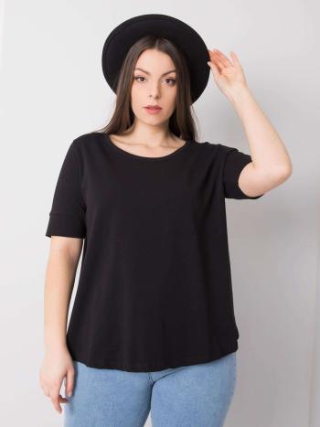 ČERNÉ DÁMSKÉ BASIC TRIČKO RV-TS-6330.92P-BLACK Velikost: 2XL