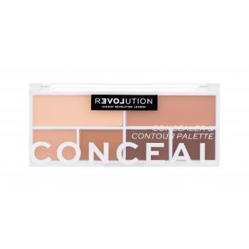 Revolution Relove Conceal Me Concealer & Contour Palette 11,2 g konturovací paletka pro ženy Medium