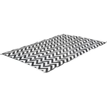 Bo-Camp Chill mat Wave Large Black/White  2x2,7m (8712013710266)