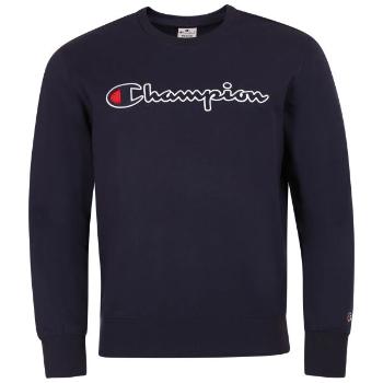 Champion CREWNECK SWEATSHIRT Pánská mikina, tmavě modrá, velikost XXL