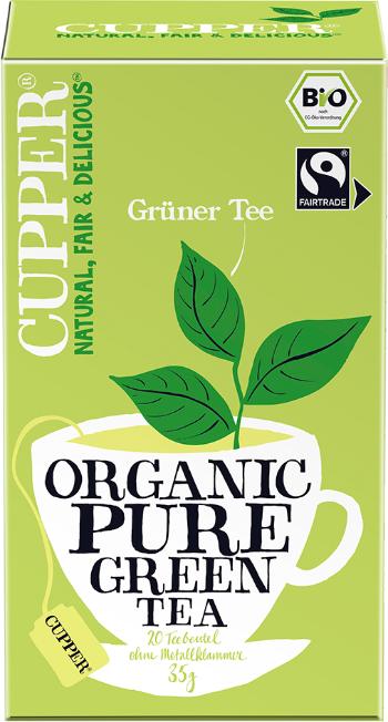 Cupper Bio zelený čaj 20 x 1.75 g