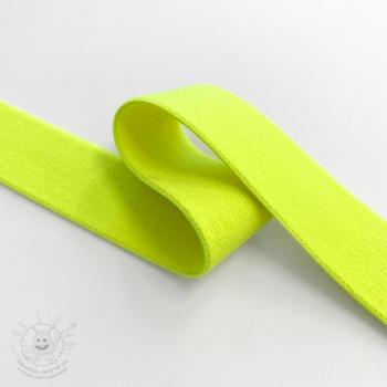 Guma hladká 2,5 cm neon yellow