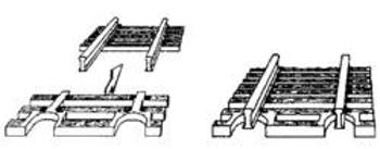 Kolej N Fleischmann (bez uložení) 22215 kolej Flexi, koncovka