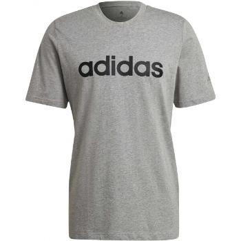 adidas LIN SJ T Pánské tričko, šedá, velikost S