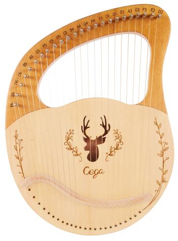 Cega Lyre Harp 24 String Natural